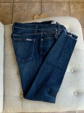 Joe's Jeans Dark Indigo Cropped Skinny Jeans